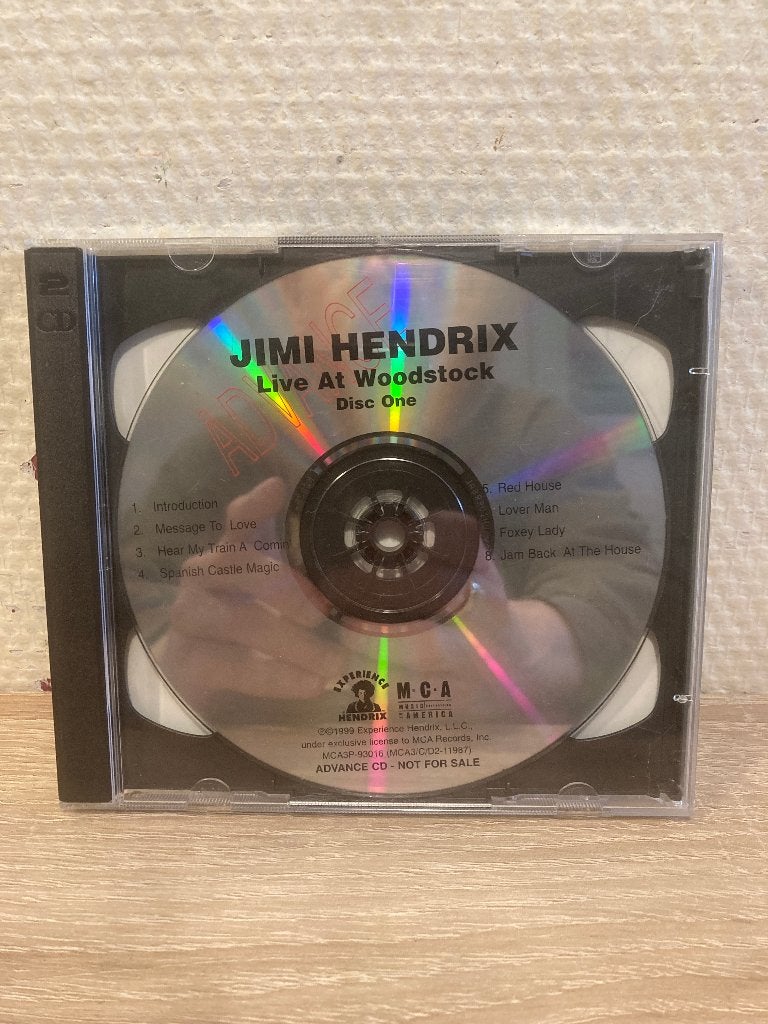 Jimi Hendrix live at Woodstock 2CD advance, Ophalen of Verzenden, Zo goed als nieuw, Poprock, Live-album