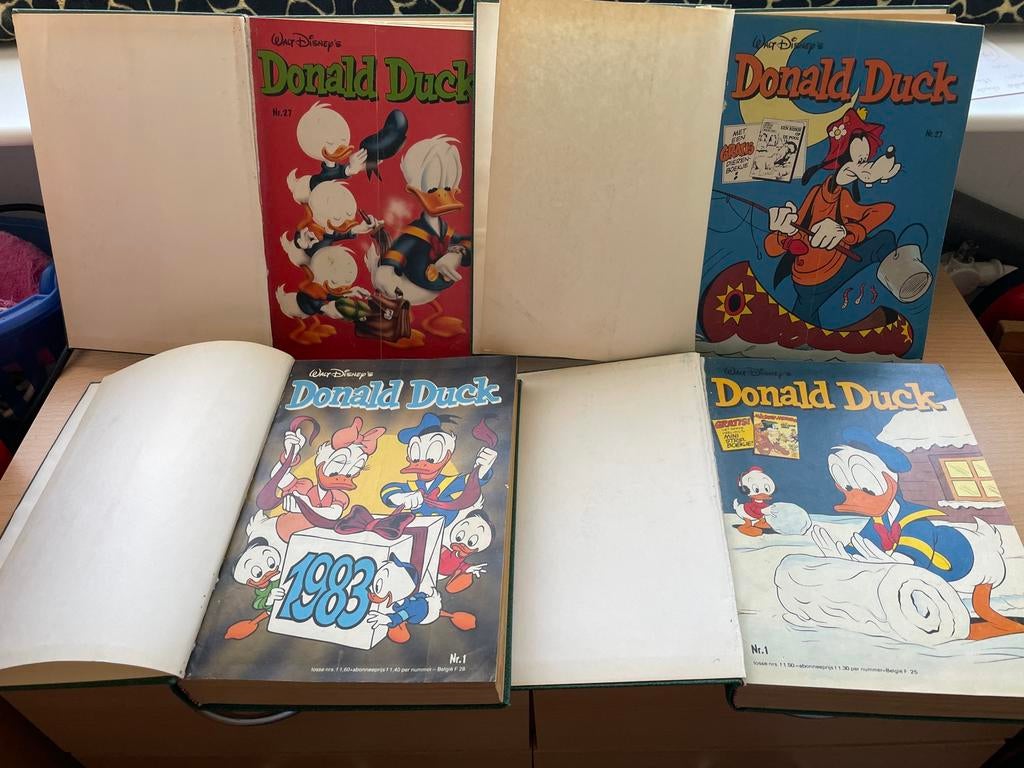 Vintage Ingebonden Donald s Duck, Meerdere stripboeken, Ophalen of Verzenden, Gelezen