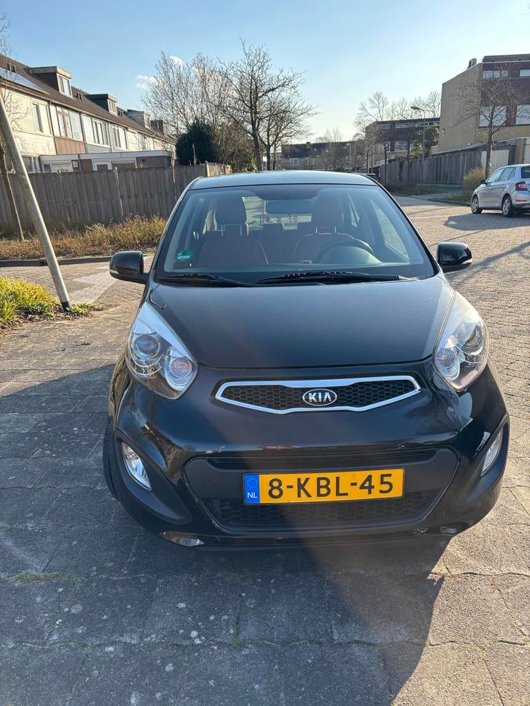 Kia Picanto 1.0 Cvvt 5-DRS 2013 Zwart, Voorwielaandrijving, 400 kg, Zwart, Origineel Nederlands