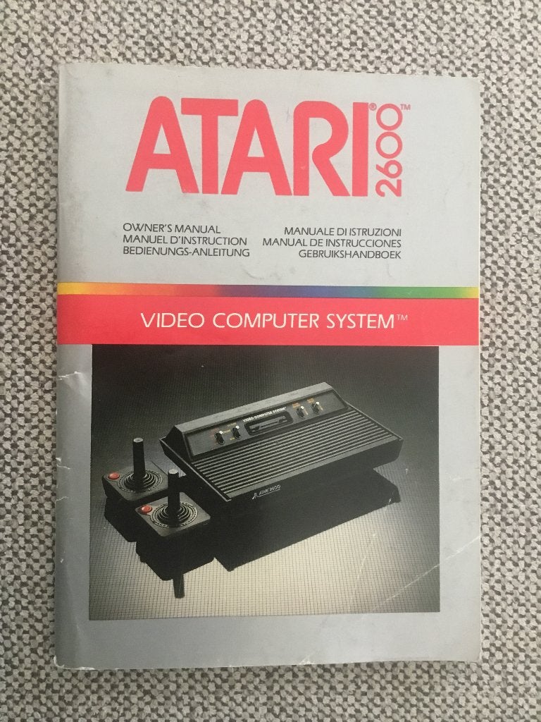 Atari 2600 gebruikshandboek, Spelcomputers en Games, Spelcomputers | Atari, Ophalen of Verzenden, Gebruikt, Atari 2600