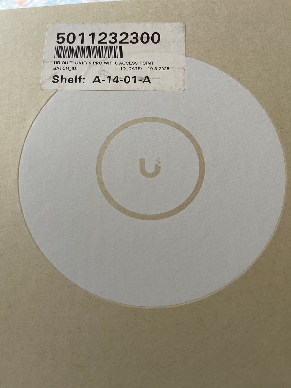 Ubiquiti UniFi 6 Pro WiFi 6 Access Point (Nieuw), Computers en Software, Accesspoints, Nieuw, Ophalen