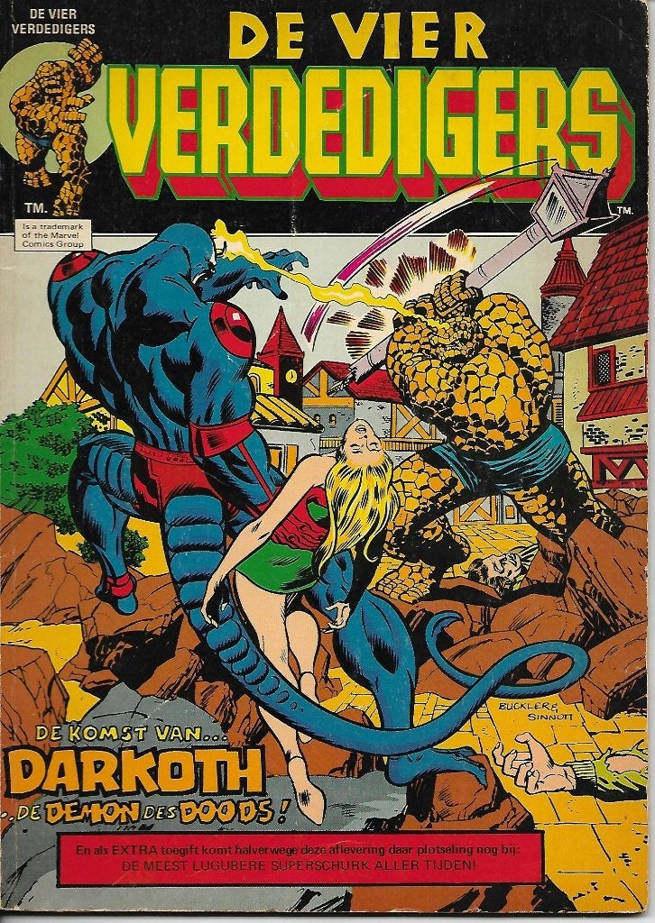 De vier Verdedigers - De komst van Darkoth de demon des dood, Boeken, Strips | Comics, Eén comic, Ophalen of Verzenden, Gelezen