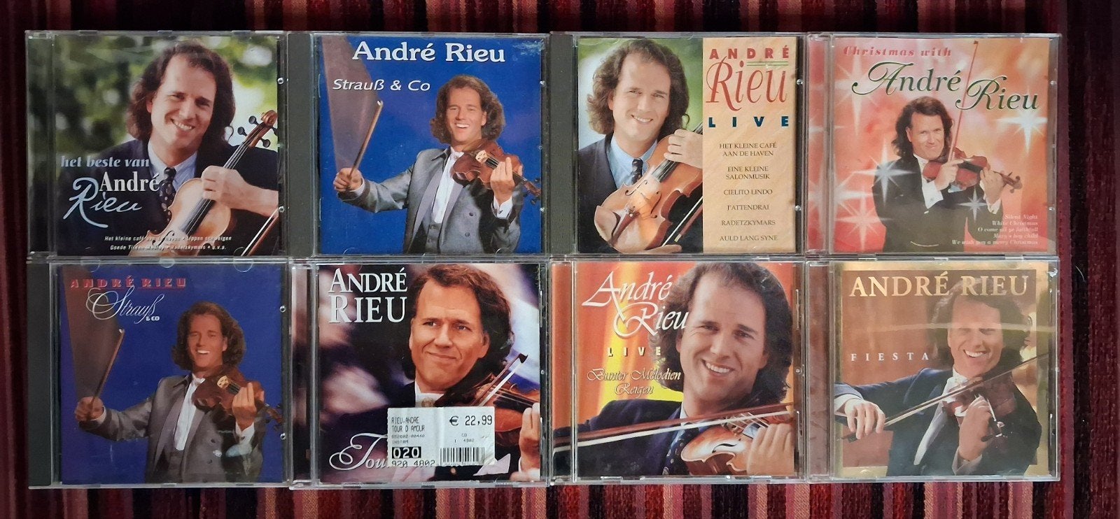 8  CD'S  VAN  ANDRE RIEU, Ophalen of Verzenden