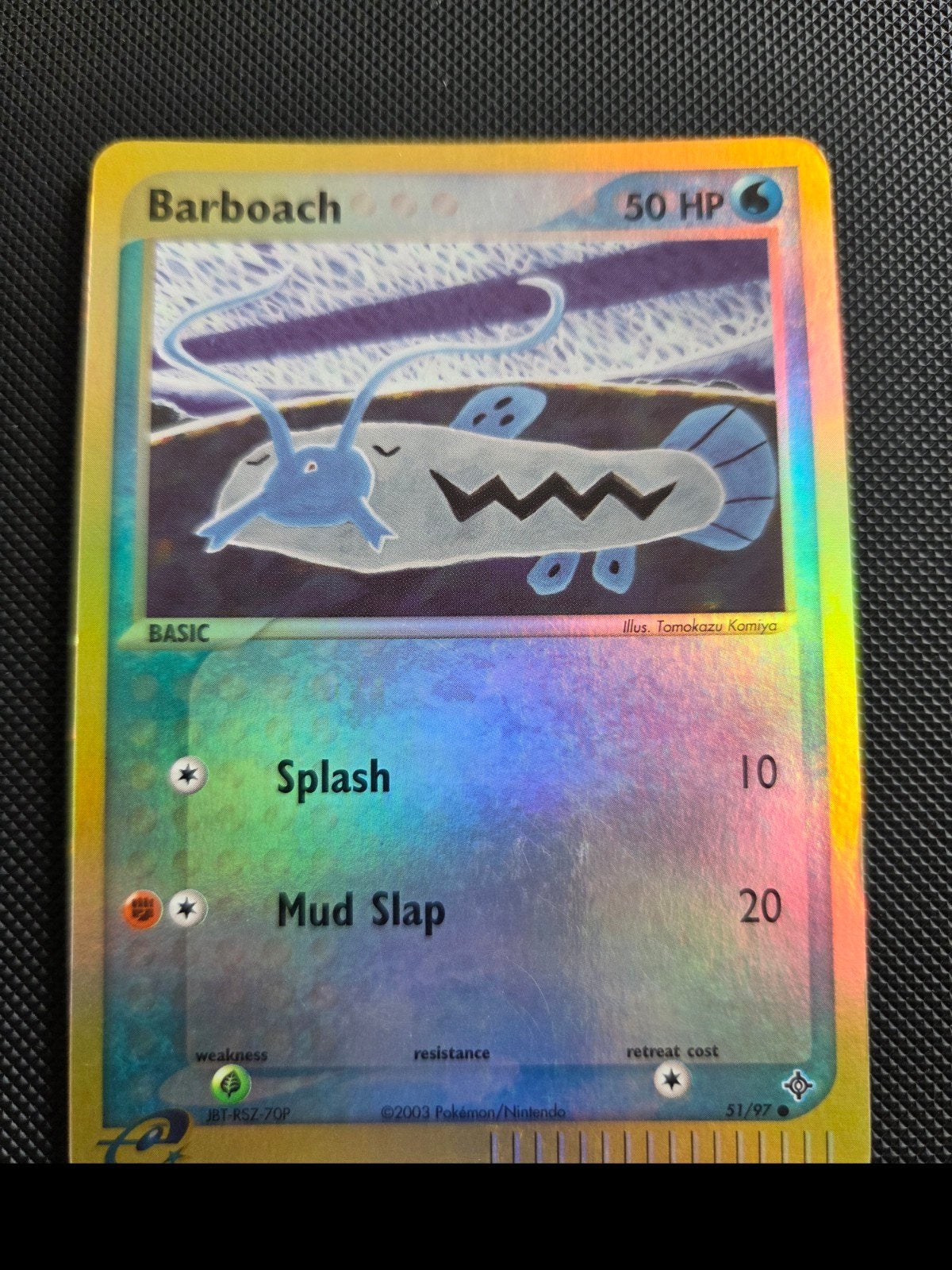 Barboach 51/97 Reverse Holo EX Dragon Pokémon Kaart, Verzenden, Gebruikt, Losse kaart, Foil