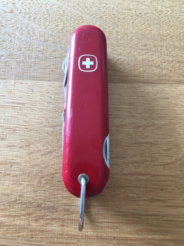 Rare Wenger zakmes Deluxe Backpacker 1972-1974, Verzenden, Gebruikt