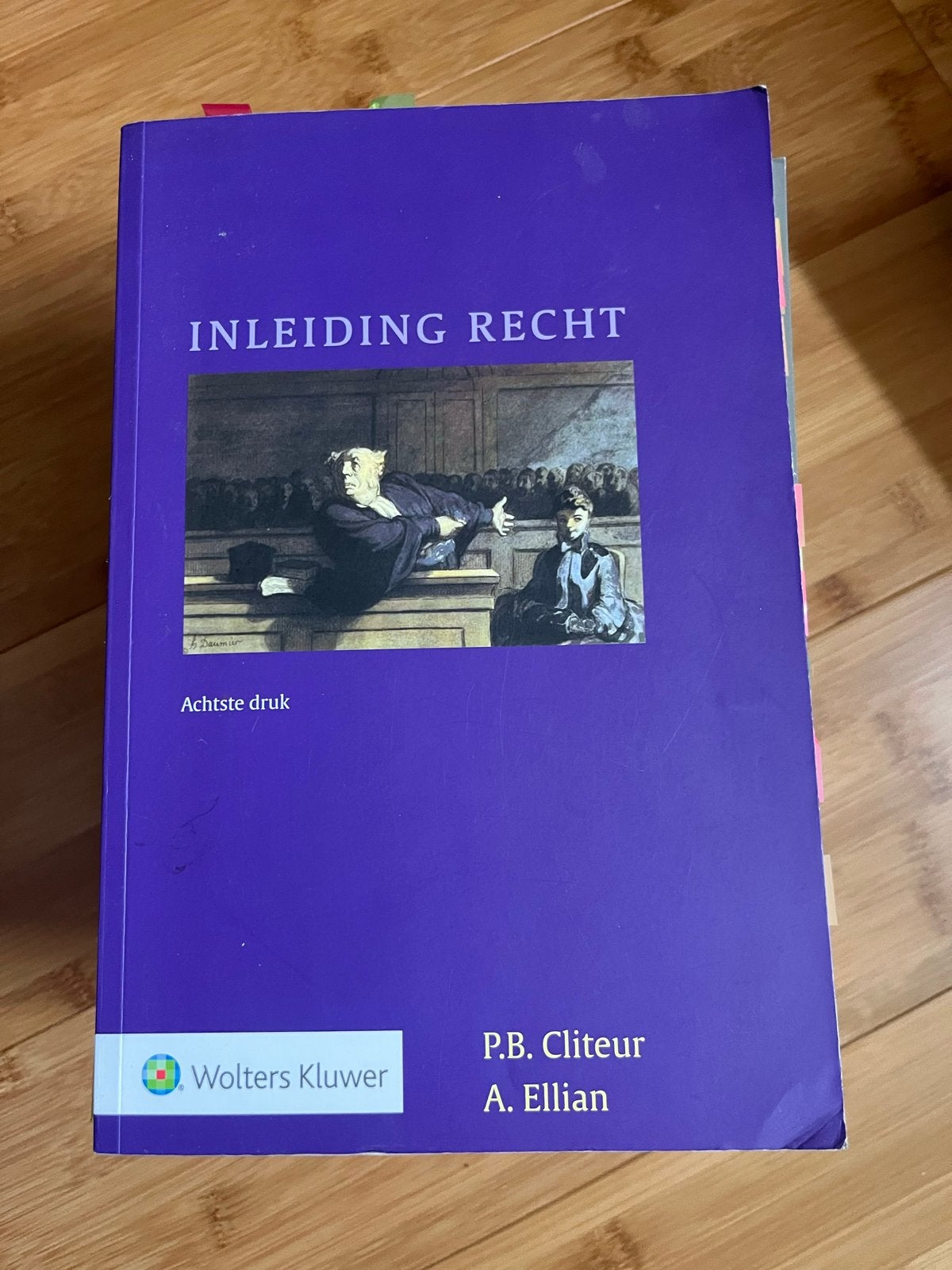 Inleiding Recht - Studieboek Rechten (achtste druk), Boeken, Ophalen of Verzenden, Gamma, Gelezen, WO