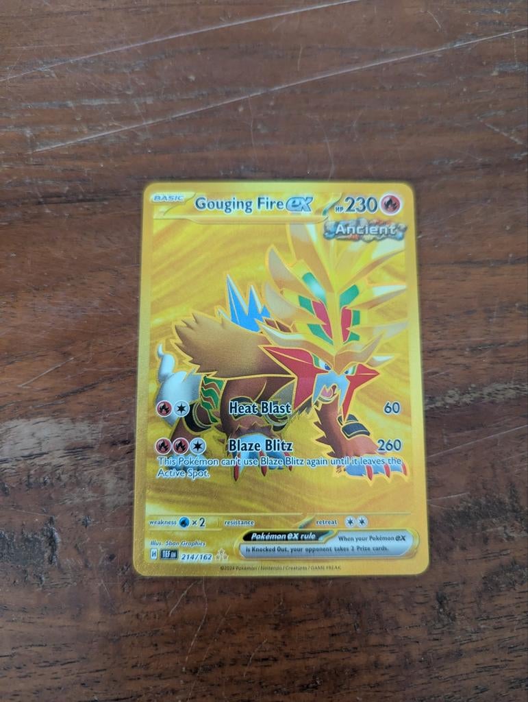 Gouging Fire ex Pokémon kaart, Ophalen of Verzenden