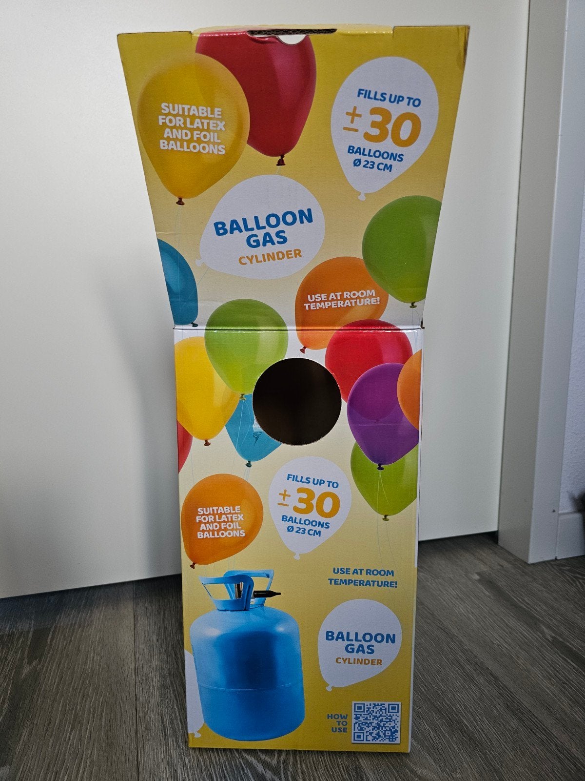 BallonGas Helium Tank voor Feestjes - Vult tot 30 Ballonnen, Ophalen, Nieuw, Feestartikel, Verjaardag