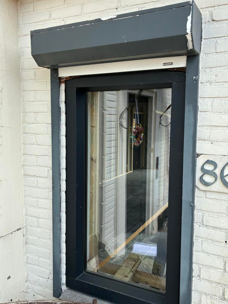 Harol rolluik handbediening, Ophalen, Gebruikt, Minder dan 100 cm, Grijs