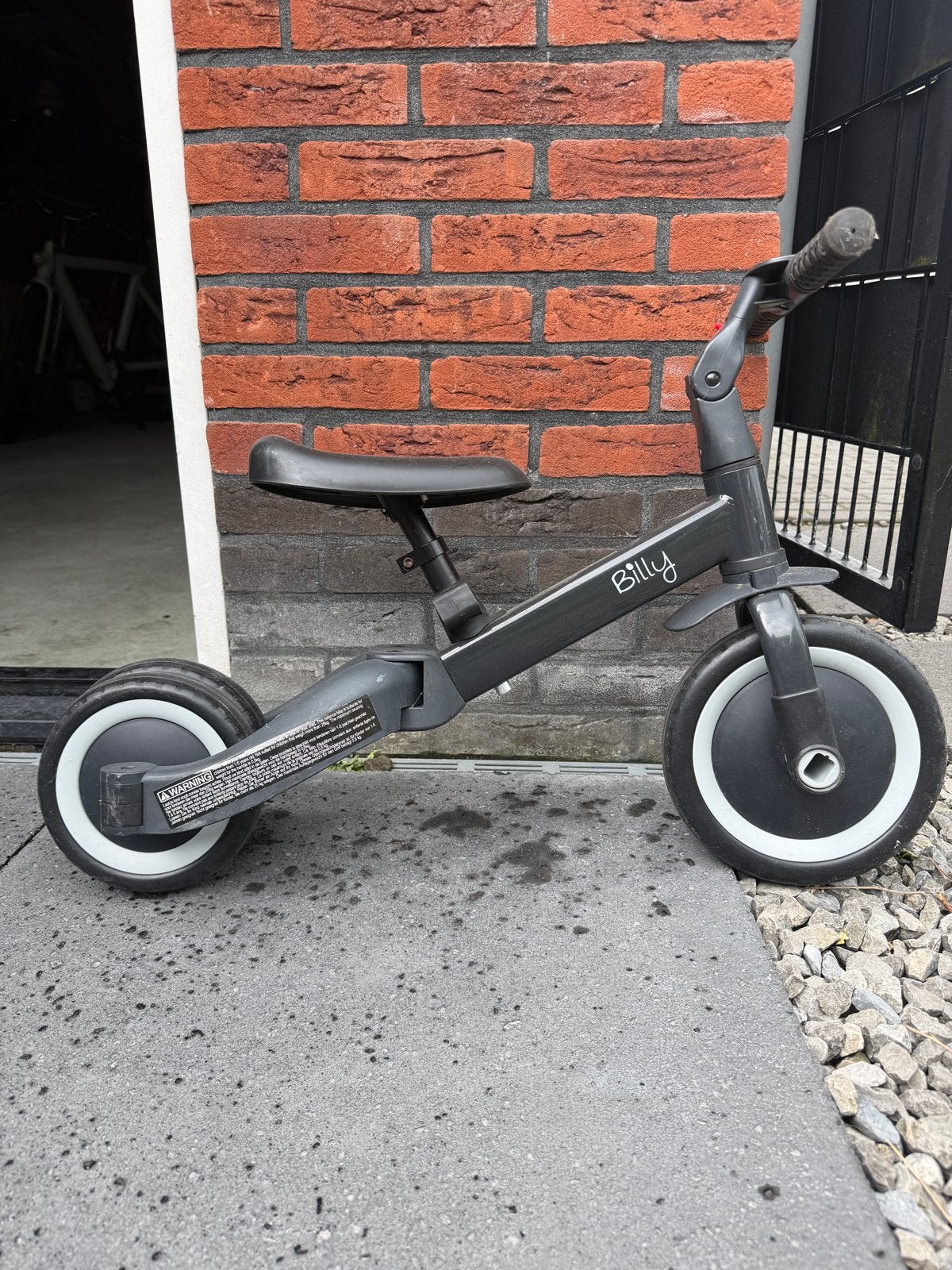 Billy 2-in-1 loopfiets/driewieler, Ophalen, Gebruikt, Verstelbare zitting