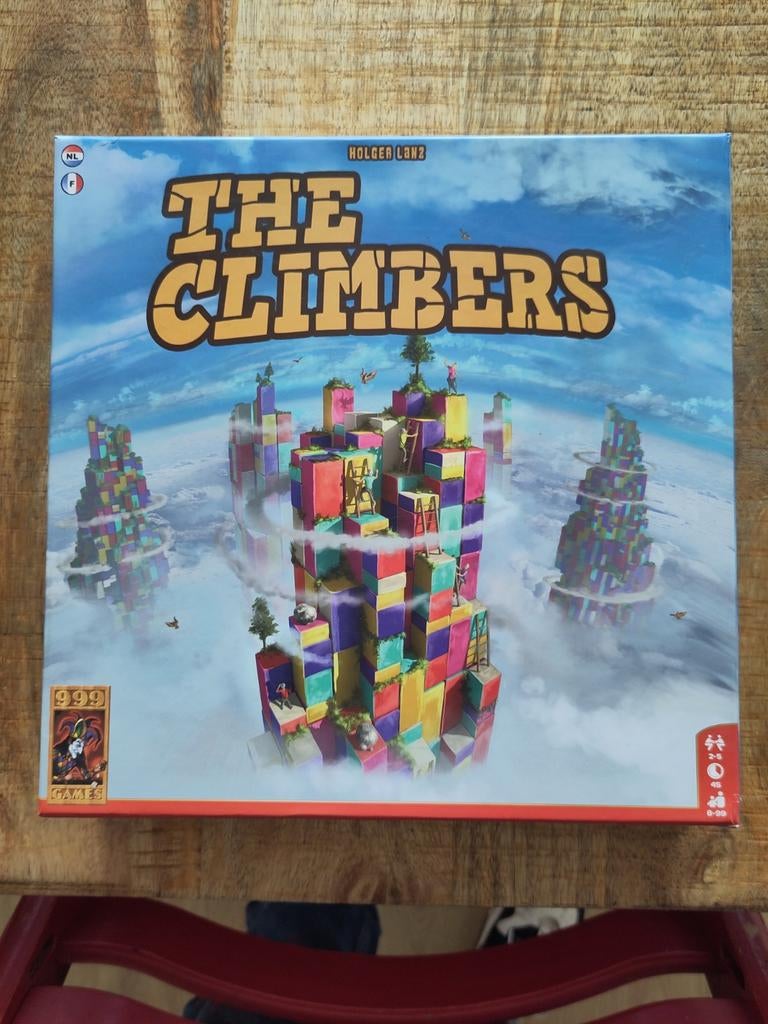 The Climbers - Strategisch stapelspel, Hobby en Vrije tijd, Gezelschapsspellen | Bordspellen, Drie of vier spelers, Ophalen of Verzenden