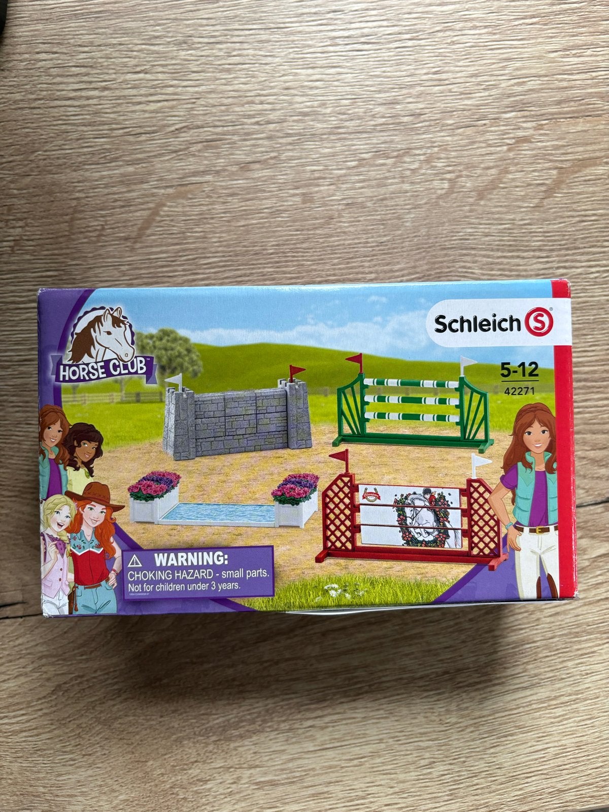 Schleich Horse Club Springset - 42271 compleet, Ophalen of Verzenden, Zo goed als nieuw, Jongen of Meisje
