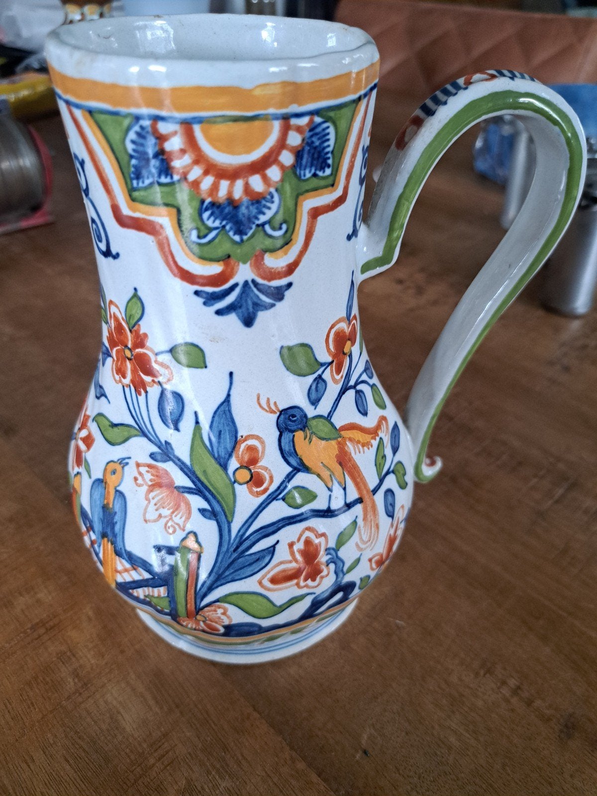 Tichelaar / makum melk kan, Antiek en Kunst, Ophalen of Verzenden