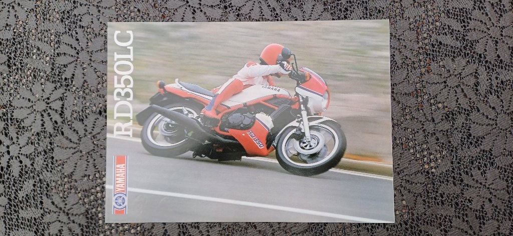 Originele folder Yamaha RD 350 LC 1984, Ophalen of Verzenden, Yamaha