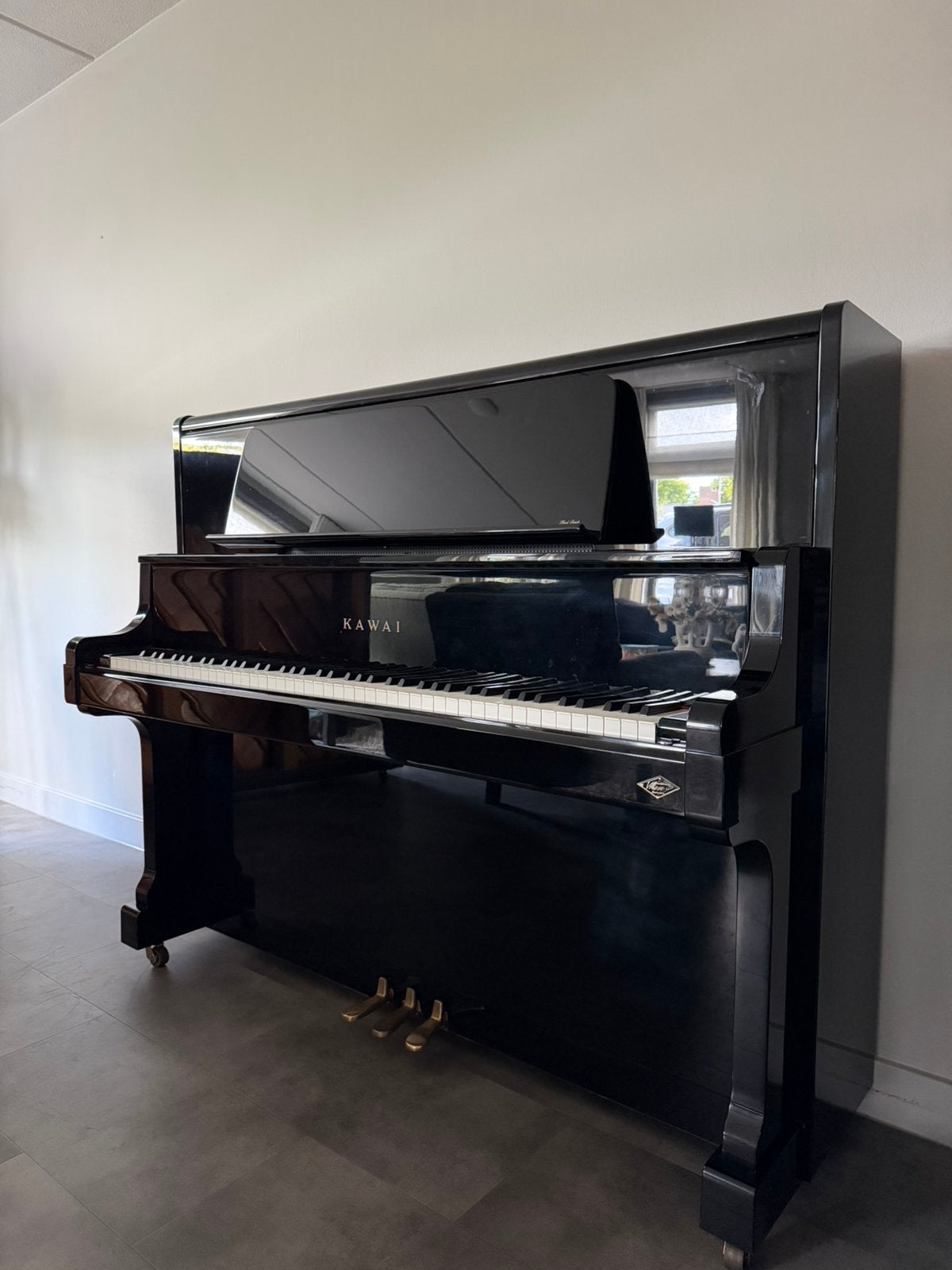 Kawai XO-5 piano - hoogglans zwart - 1995, Ophalen, Zwart, Zo goed als nieuw, Piano