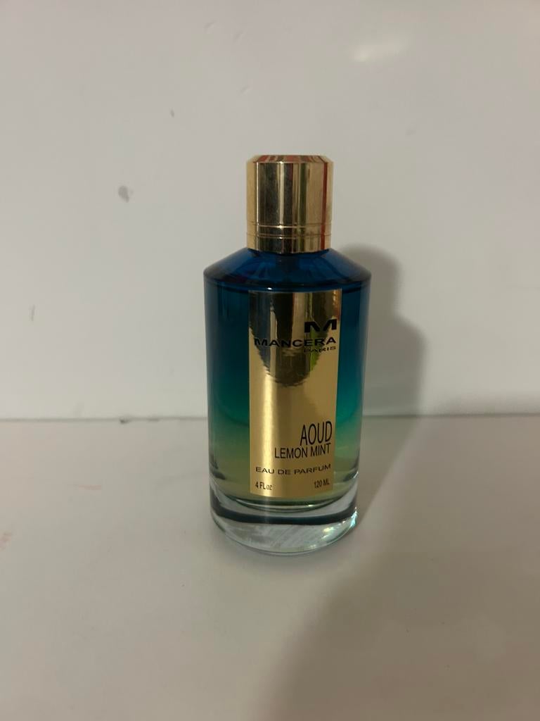 Mancera aoud lemon mint 115/120ml, Ophalen of Verzenden, Zo goed als nieuw