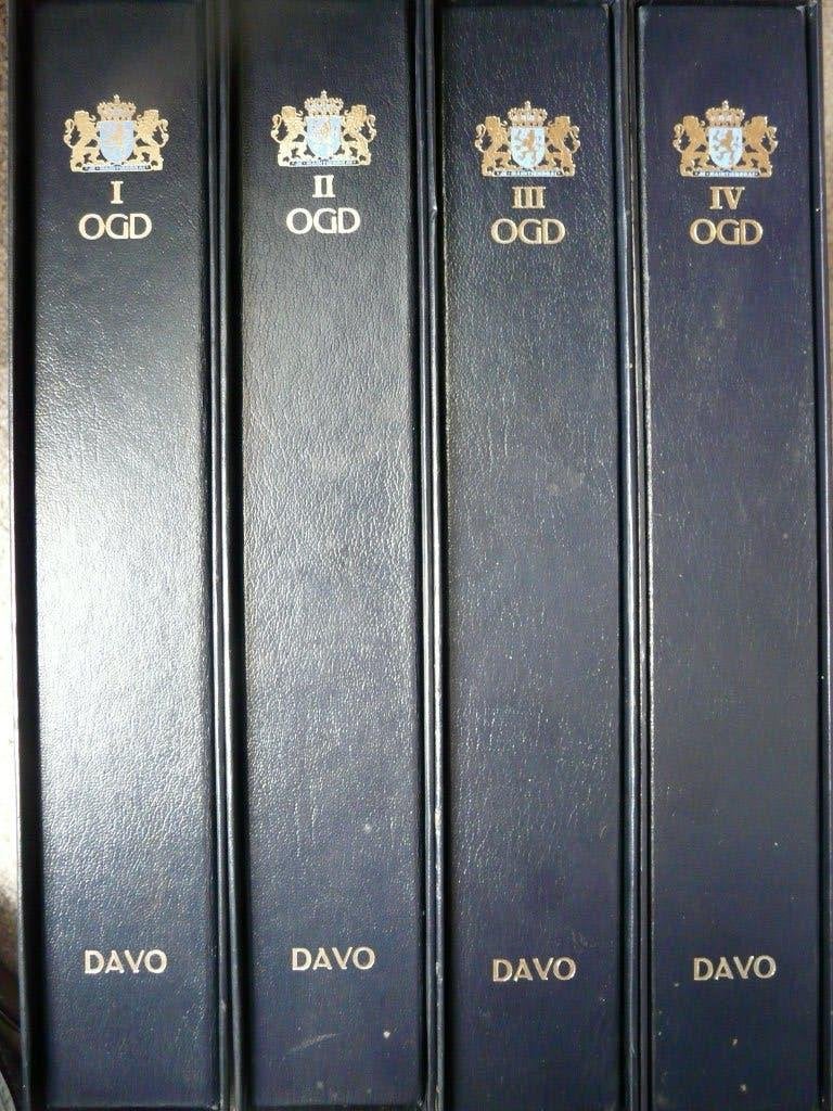 Davo OGD 1 t/m 4, Postzegels en Munten, Postzegels | Toebehoren, Verzenden, Verzamelalbum