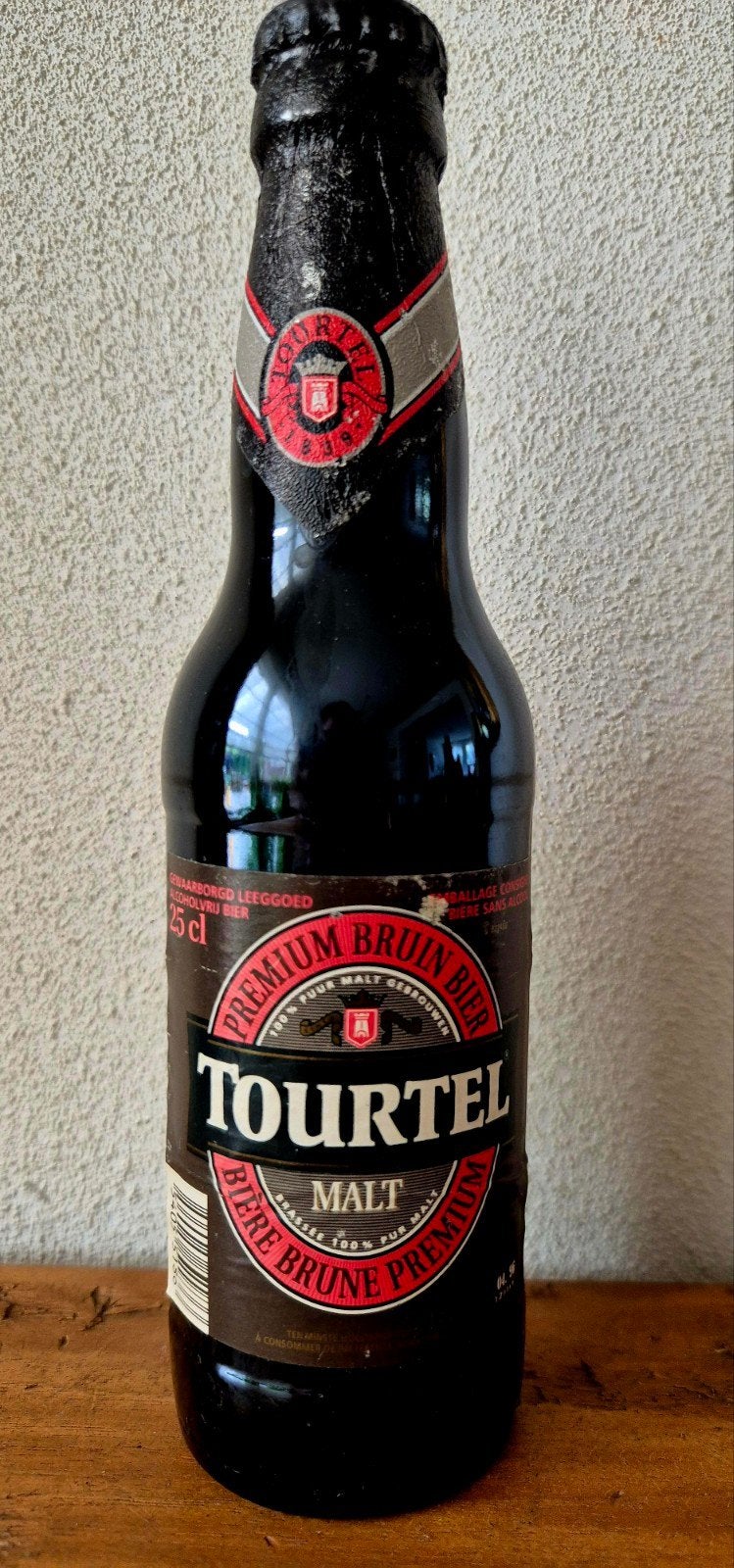 1996 fles Tourtel Malt alcoholvrij bruin bier., Verzamelen, Ophalen of Verzenden, Zo goed als nieuw, Flesje(s), Overige merken
