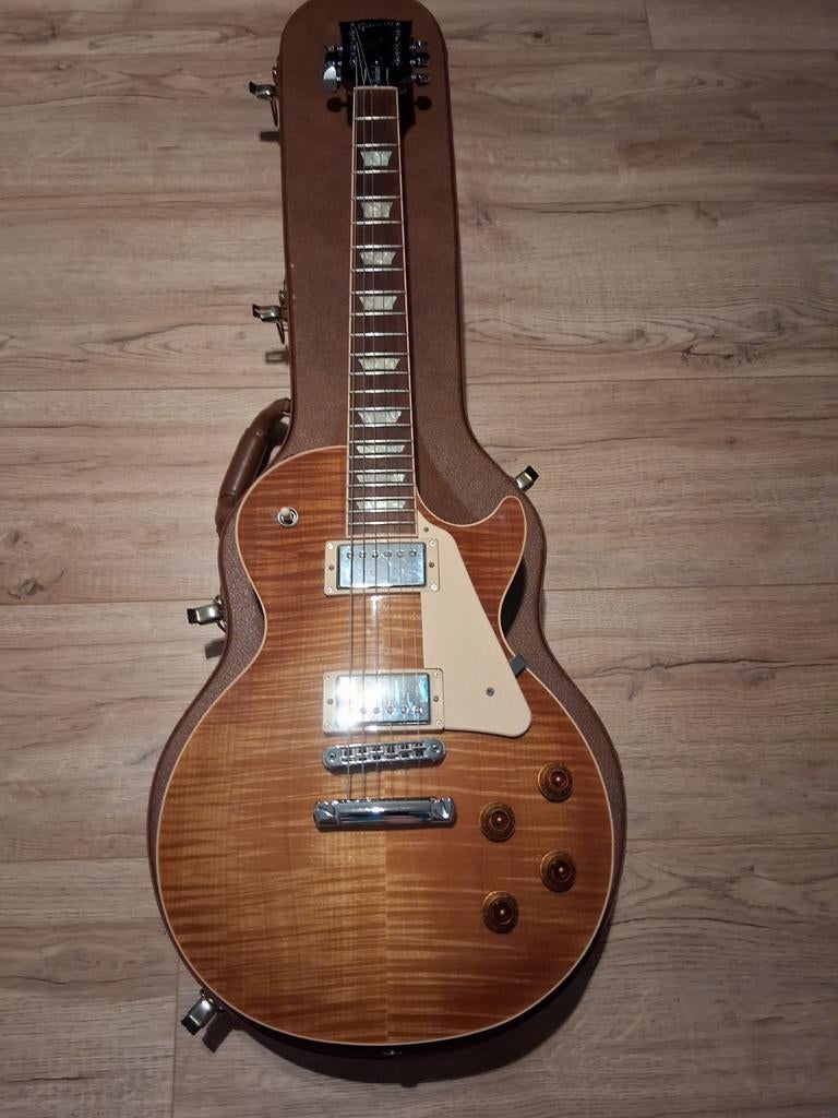 Gibson Les Paul standard Honey Burst 2017, Ophalen of Verzenden, Gebruikt, Solid body, Gibson