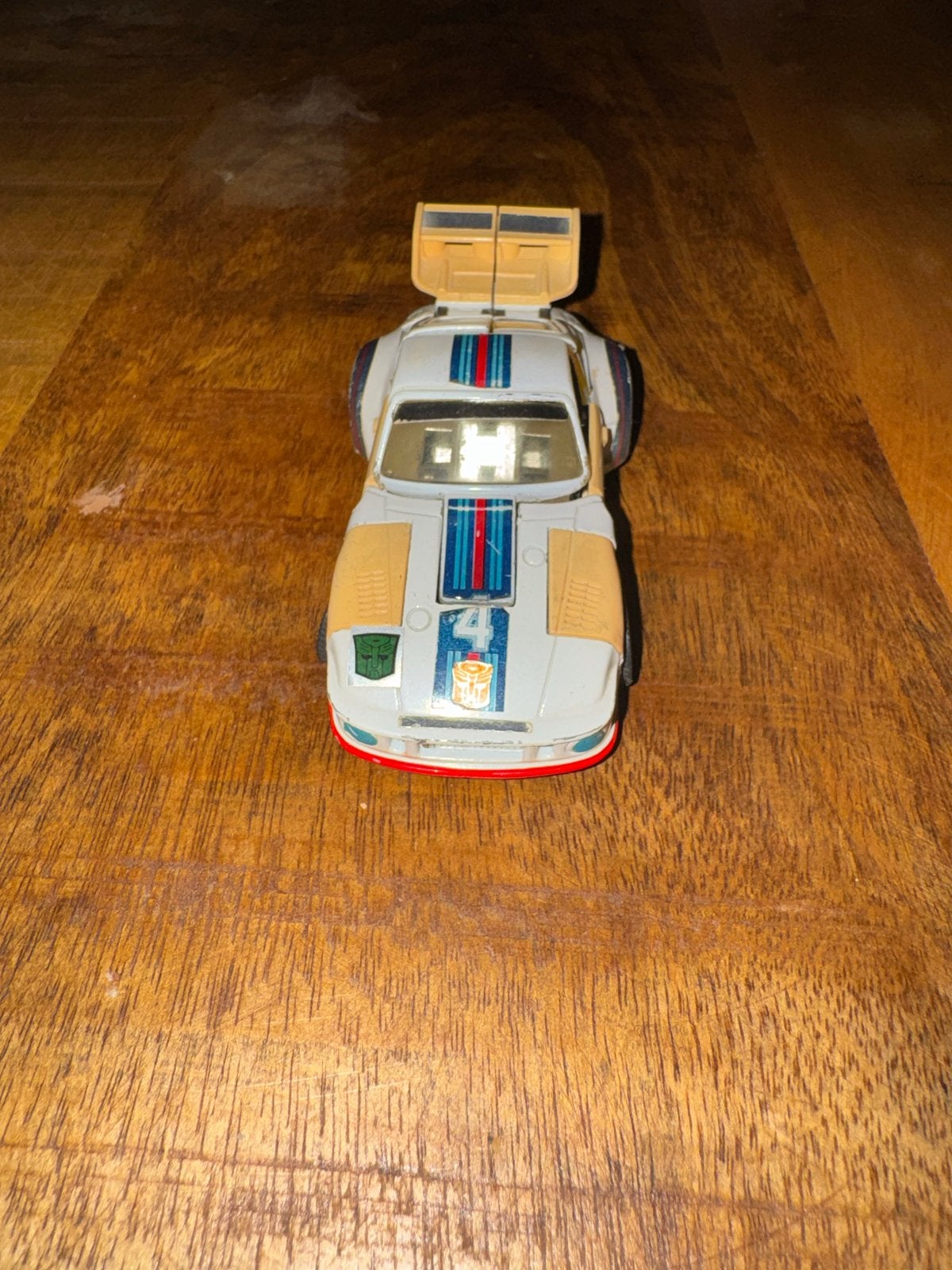 Vintage 1984 Transformers G1 Autobot Jazz Porsche 935, G1, Ophalen of Verzenden, Gebruikt