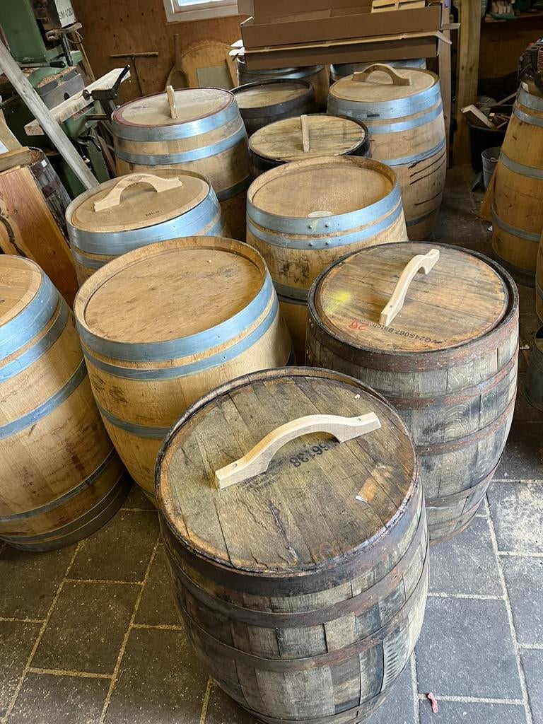 Regenton eiken wijnvat whiskyvat wateropvang natuurlijk, Gerard Krale, Nieuw, Ophalen of Verzenden, Info@gkrale.nl