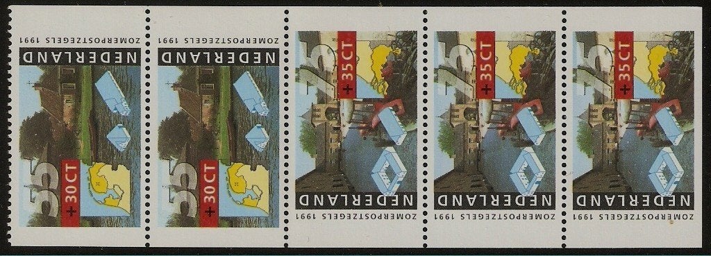 Nederland 1471 inhoud uit Pb 41 boerderijen., Verzenden, Postfris