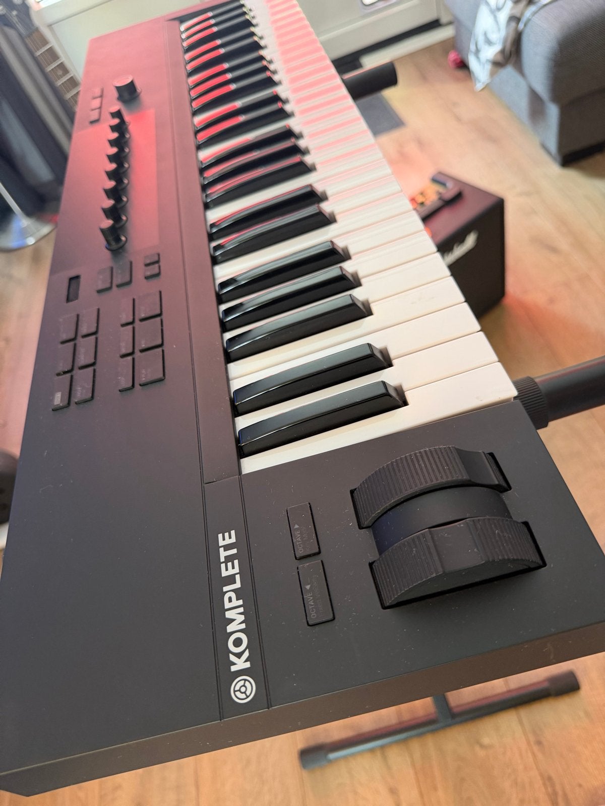 Native Instruments Komplete Kontrol A49 MIDI Keyboard, Zo goed als nieuw, Aanslaggevoelig, Ophalen, 49 toetsen