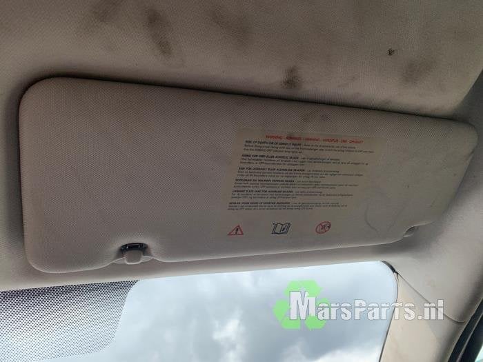 Zonneklep van een Renault Megane, Gebruikt, -, Renault, -