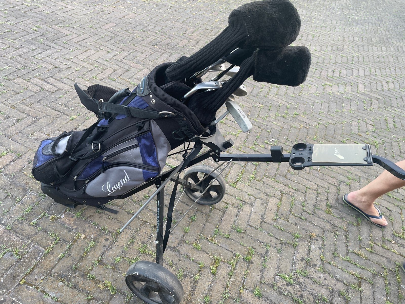Complete golfset met tas en trolley - Legend Tornado, Sport en Fitness, Golf, Ophalen, Gebruikt, Set, Overige merken