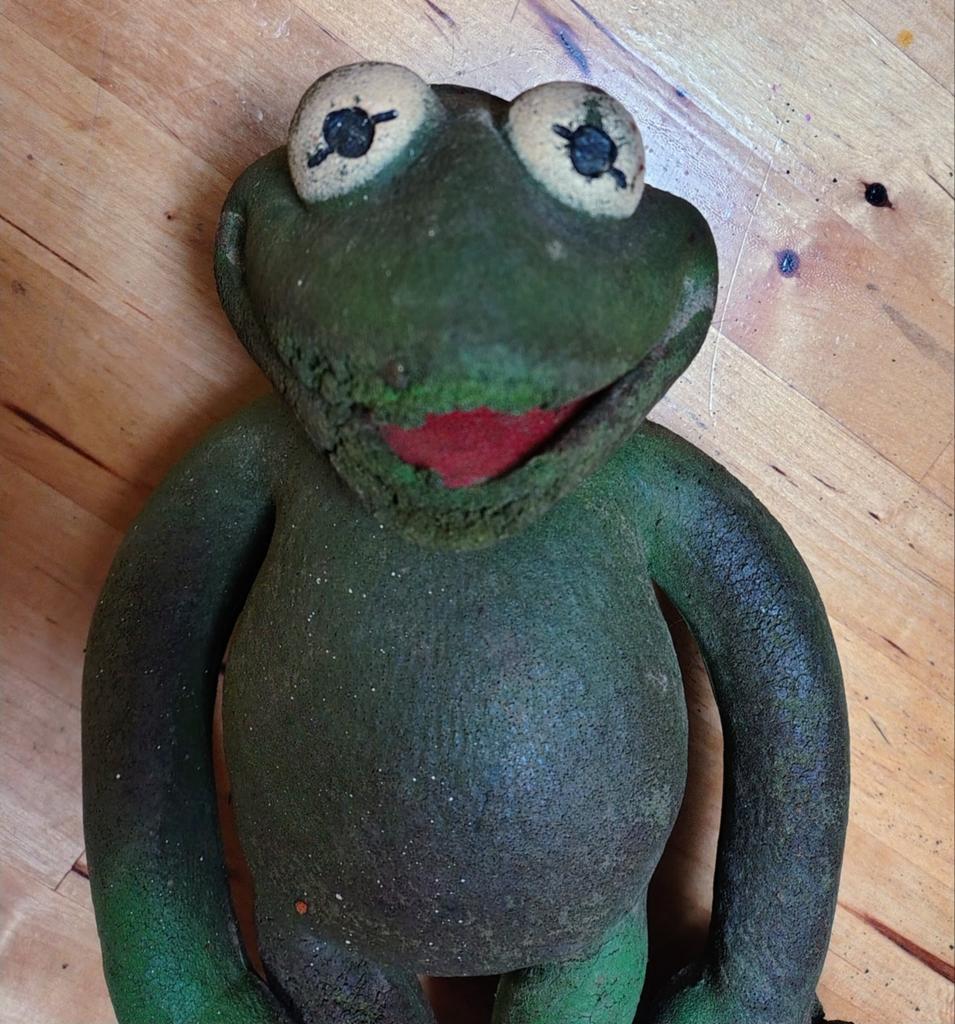 Vintage Kermit & Miss Piggy Bendy Dolls - Jaren '70, Ophalen of Verzenden
