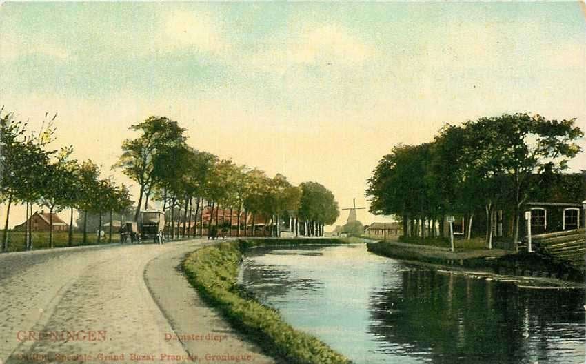300-037-035 Groningen Damsterdiep, Verzenden, Voor 1920, Groningen