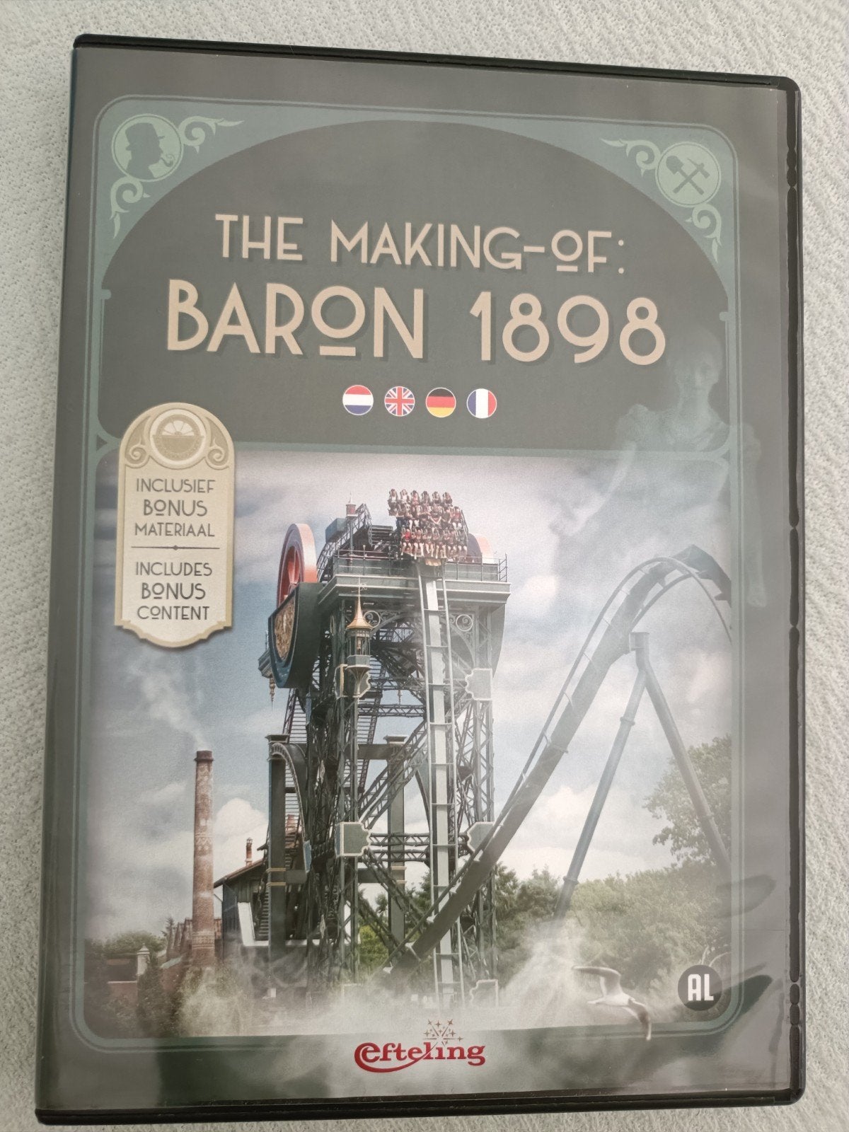 Efteling dvd making of baron 1898, Ophalen of Verzenden, Zo goed als nieuw, Overige typen