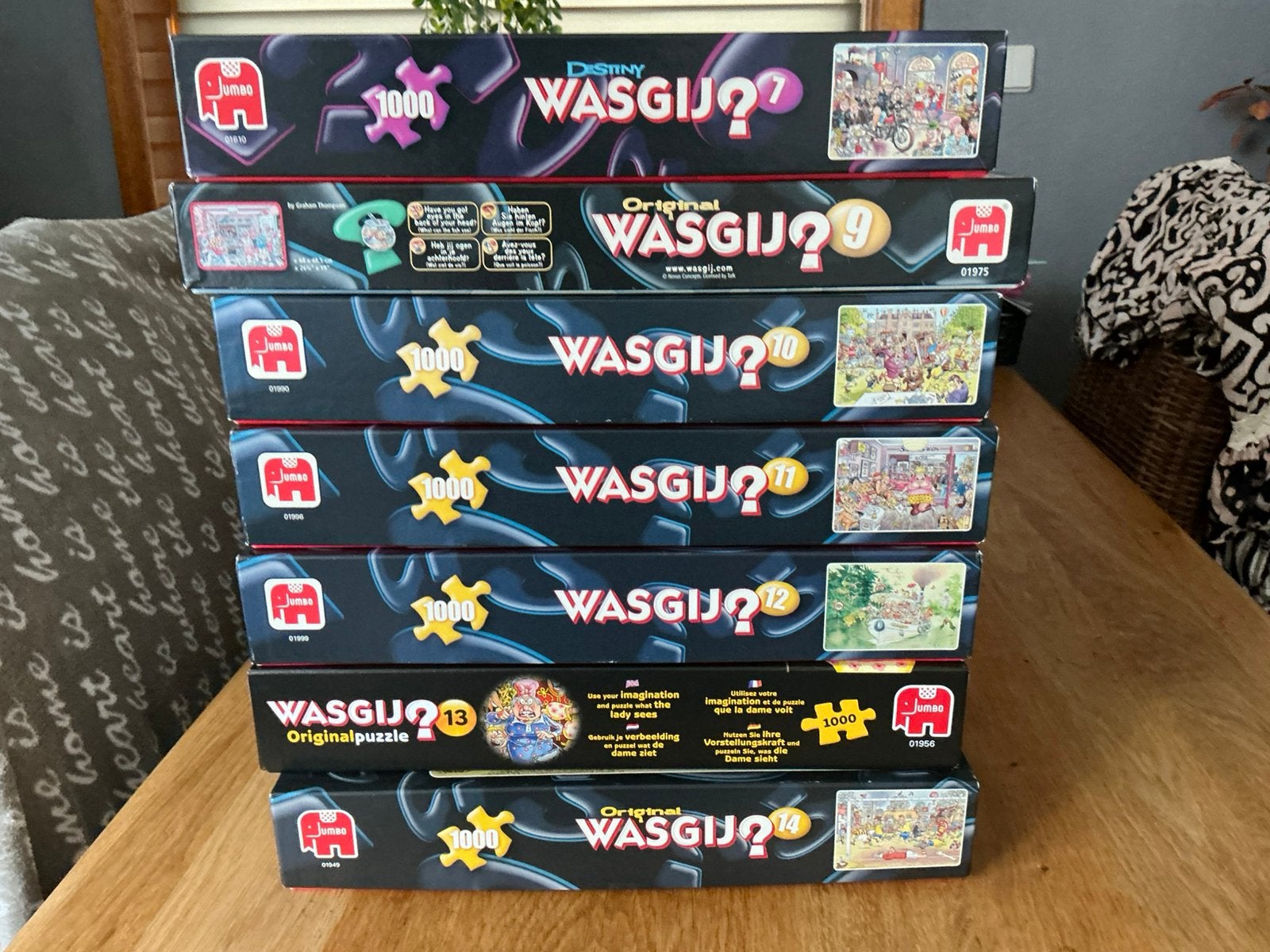 Wasgij Puzzels 1000 stukjes, Ophalen, 500 t/m 1500 stukjes, Zo goed als nieuw