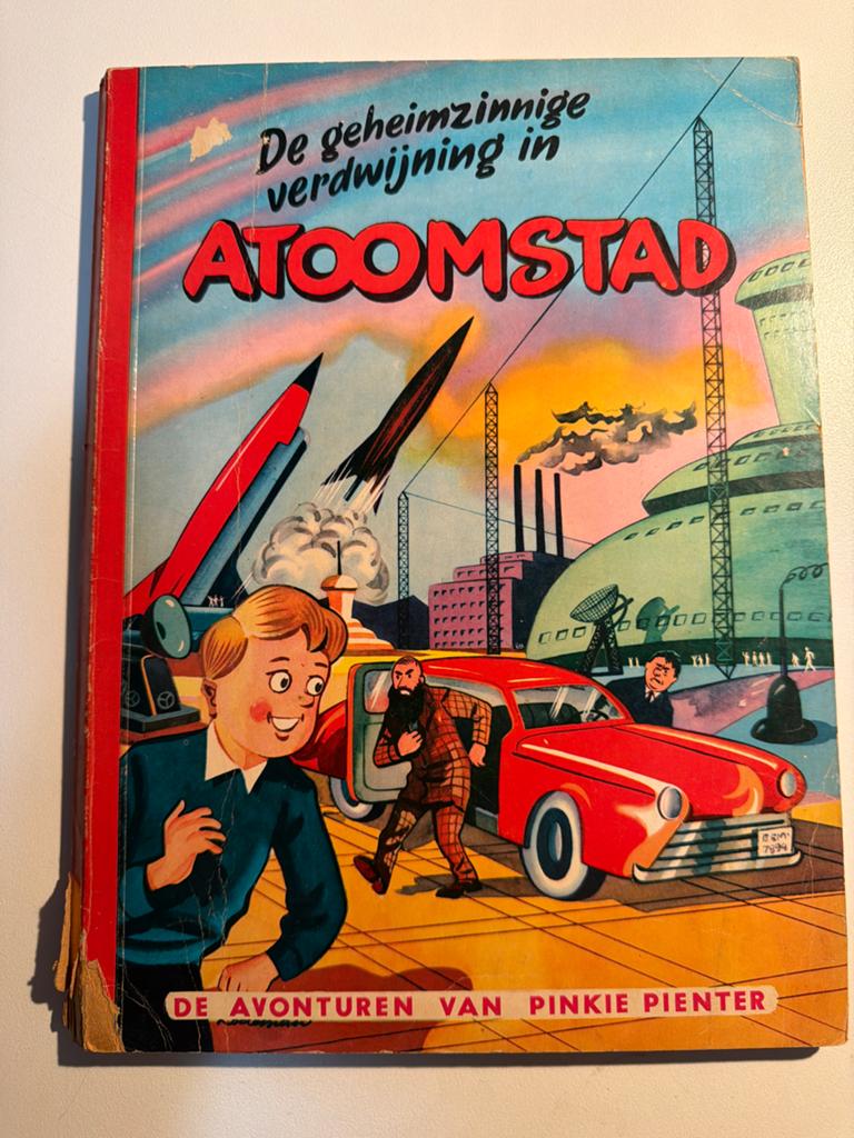 Pinkie Pienter: De geheimzinnige verdwijning in Atoomstad, Boeken, Stripboeken, Eén stripboek, Ophalen of Verzenden, Zo goed als nieuw