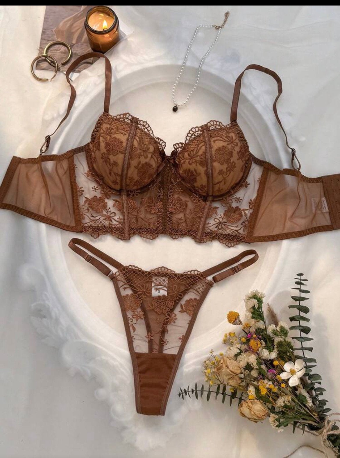 Lingerie setje nieuw maat 85c/Xl Hunkemöller insp, Kleding | Dames, Ophalen of Verzenden, Zwart, Setje