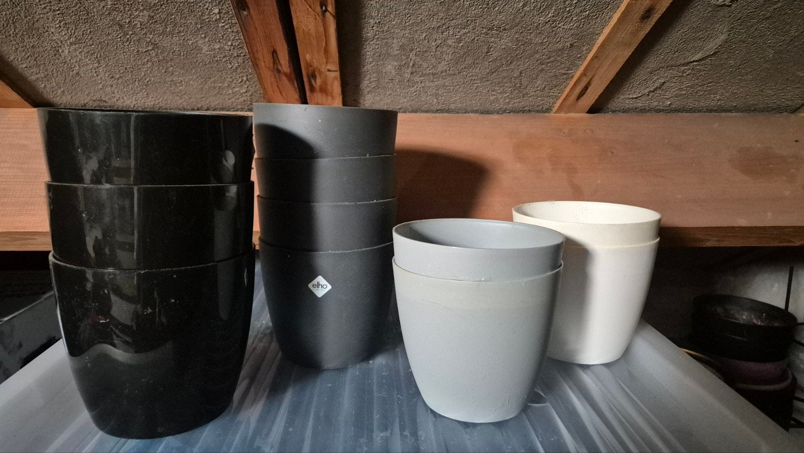 elho bloempotten, Tuin en Terras, Bloempotten, Kunststof, Rond, Ophalen of Verzenden, Minder dan 40 cm
