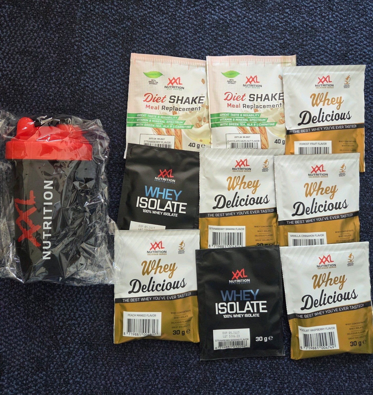 XXL Nutrition proefpakket inclusief bidon, Ophalen of Verzenden, Nieuw, Poeder of Drank
