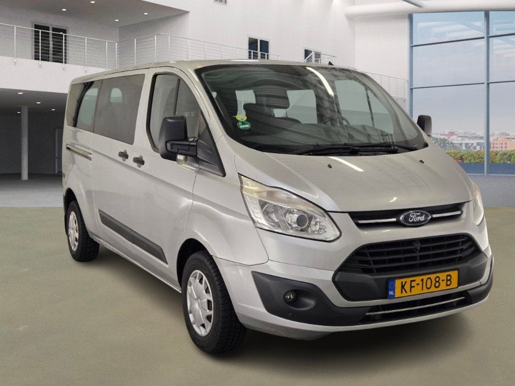 Ford Transit Custom 310 2.0 TDCI L2H1 Trend 9 PERSOONS/ORIGI, Auto's, Voorwielaandrijving, Dealer onderhouden, Stof, Origineel Nederlands