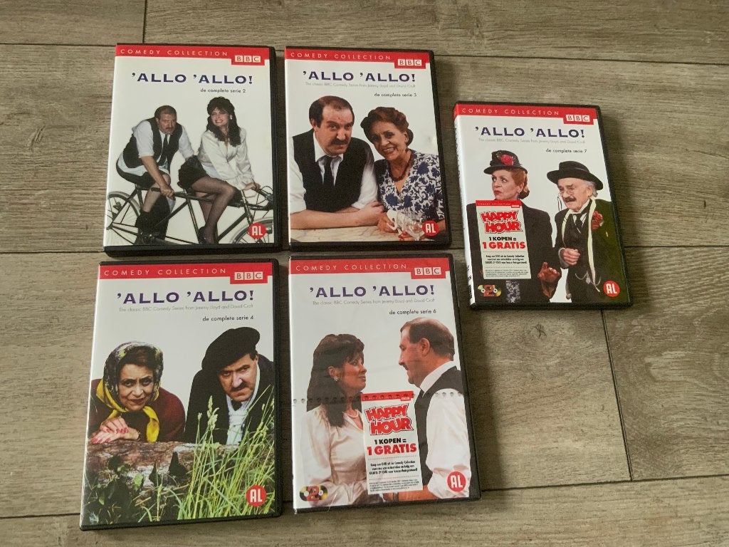 DVD Boxen Allo Allo Seizoen / Serie 2 3 4 6 & 7 Allo Allo!, Alle leeftijden, Ophalen of Verzenden, Zo goed als nieuw, Seizoen 4
