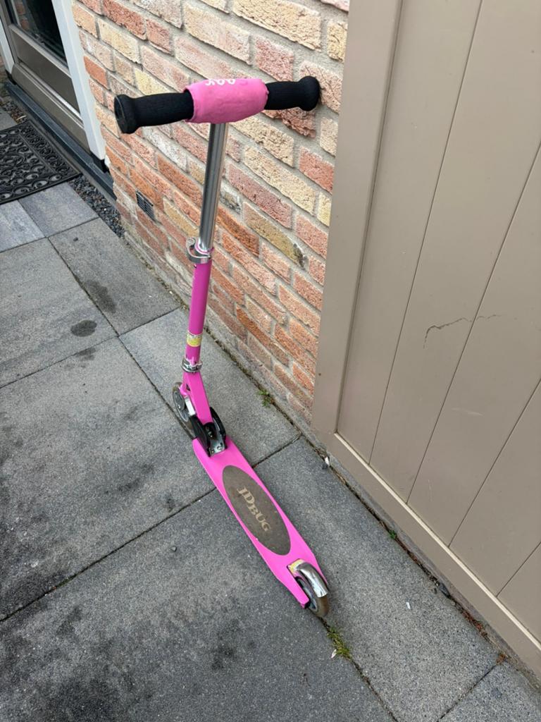 Roze JD Bug step - Gebruikt, Fietsen en Brommers, Steps, Ophalen, Gebruikt, Gewone step, JD Bug
