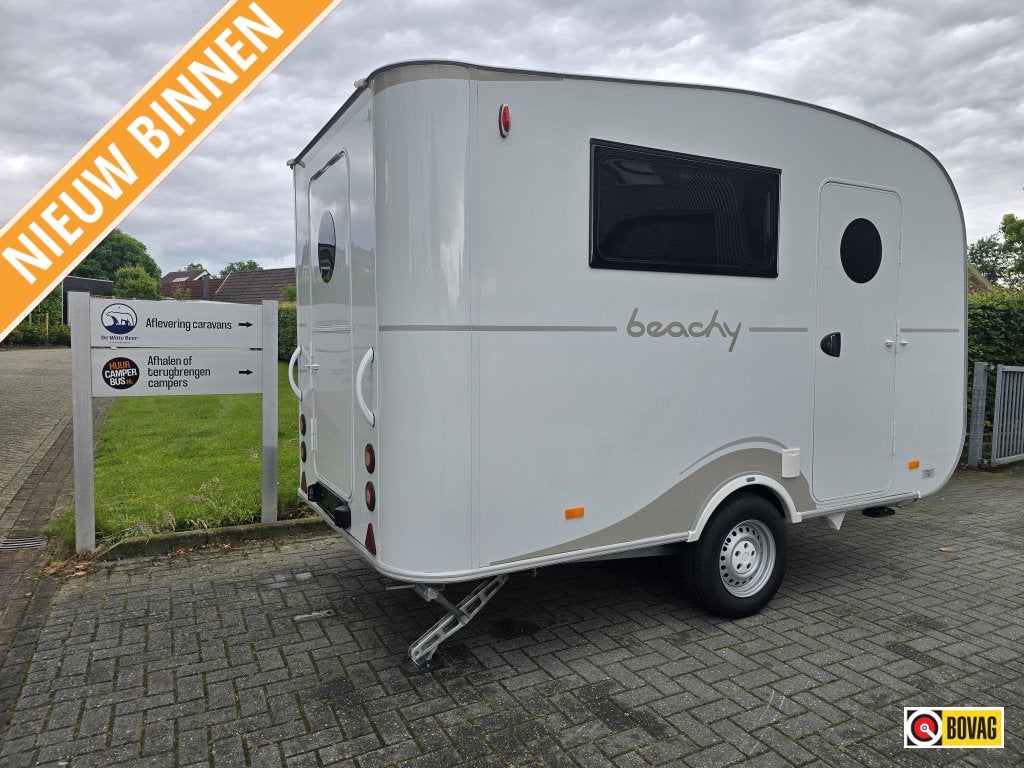 Hobby Beachy 360 met fietsendrager + tempo 100, Overige typen, Hobby, Bedrijf, Treinzit