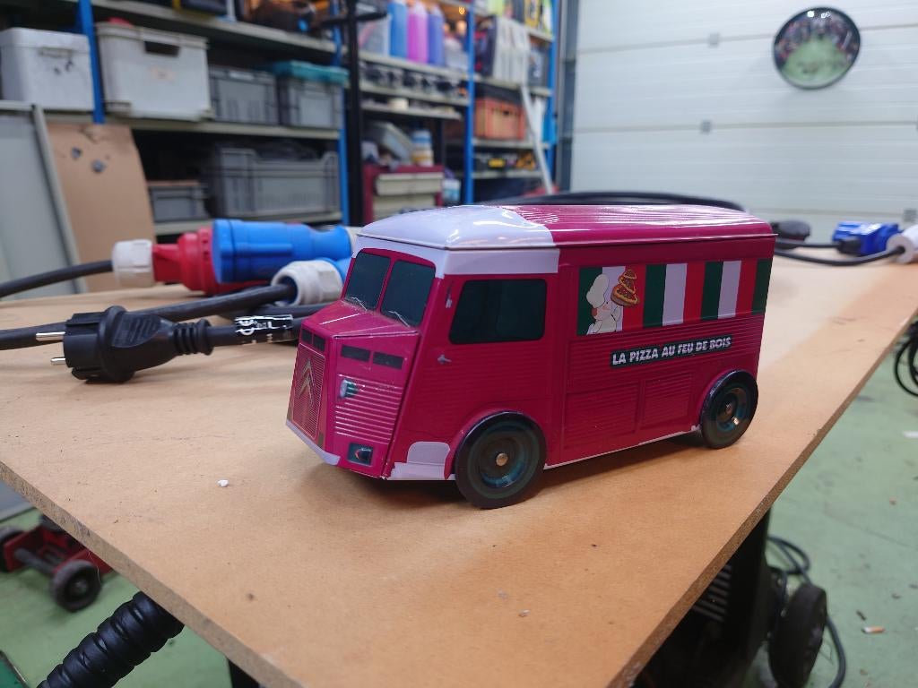 citroen HY busje koekjes trommel, Verzamelen, Ophalen of Verzenden, Zo goed als nieuw, Auto's