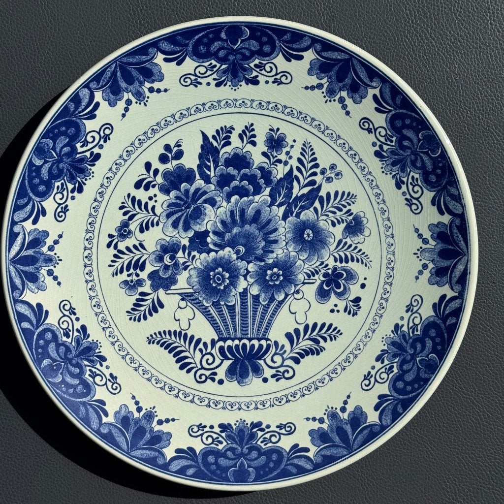 Delfts Blauw wandbord van Chemkefa - Ø30cm, Antiek en Kunst, Antiek | Keramiek en Aardewerk, Ophalen