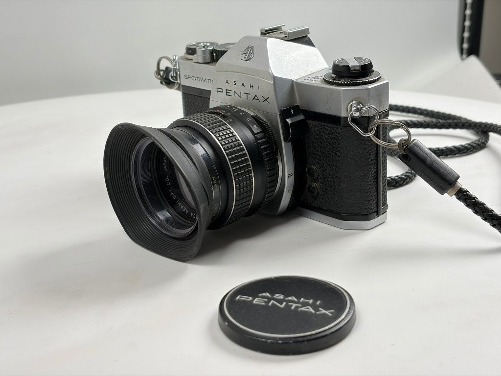 Asahi Pentax Spotmatic F, Audio, Tv en Foto, Fotocamera's Analoog, Ophalen of Verzenden, Gebruikt, Spiegelreflex, Pentax