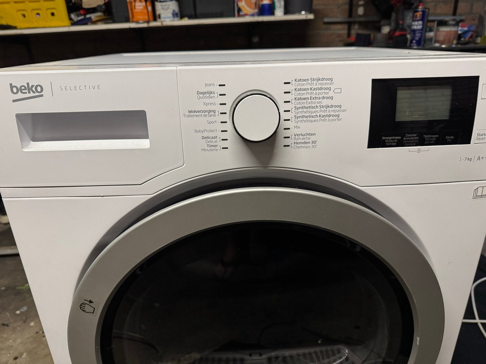 Beko Selective wasdroger 7 kg - Defect voor onderdelen/repar, Witgoed en Apparatuur, 6 tot 8 kg, Ophalen, Niet werkend