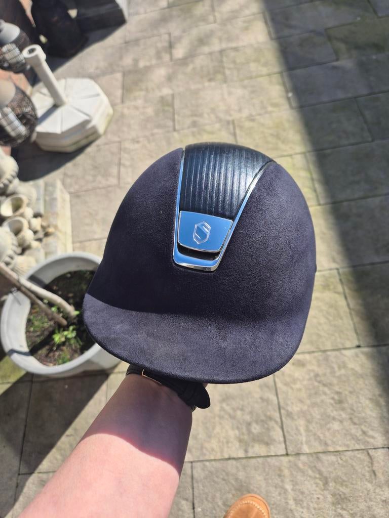 Samshield shadowmatt  blauw  maat 58 en maat 61, Dieren en Toebehoren, Ophalen, Dressuur