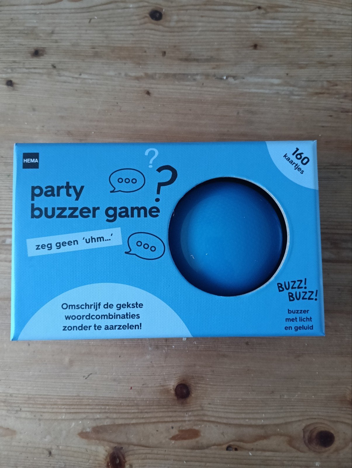 Hema Party Buzzer Game: Zeg geen 'uhm...', Vijf spelers of meer, Ophalen of Verzenden, Zo goed als nieuw, Hema