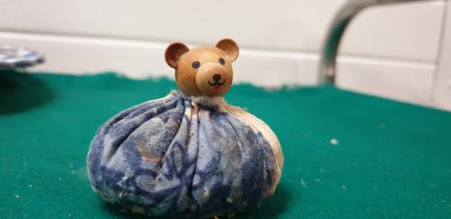 -	Zandpoppetjes beren, 2 stuks, Verzamelen, Beelden en Beeldjes, Ophalen of Verzenden