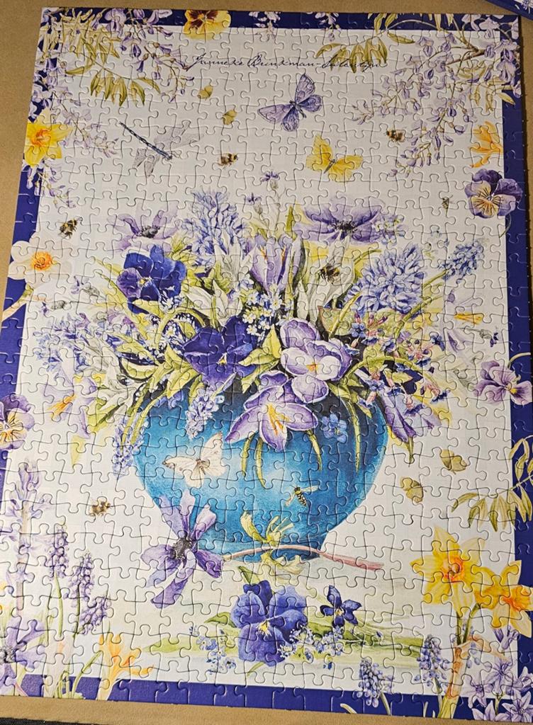Jumbo Legpuzzel 500 stukjes - Spring Bouquet van Janneke Bri, Hobby en Vrije tijd, Denksport en Puzzels, Ophalen of Verzenden