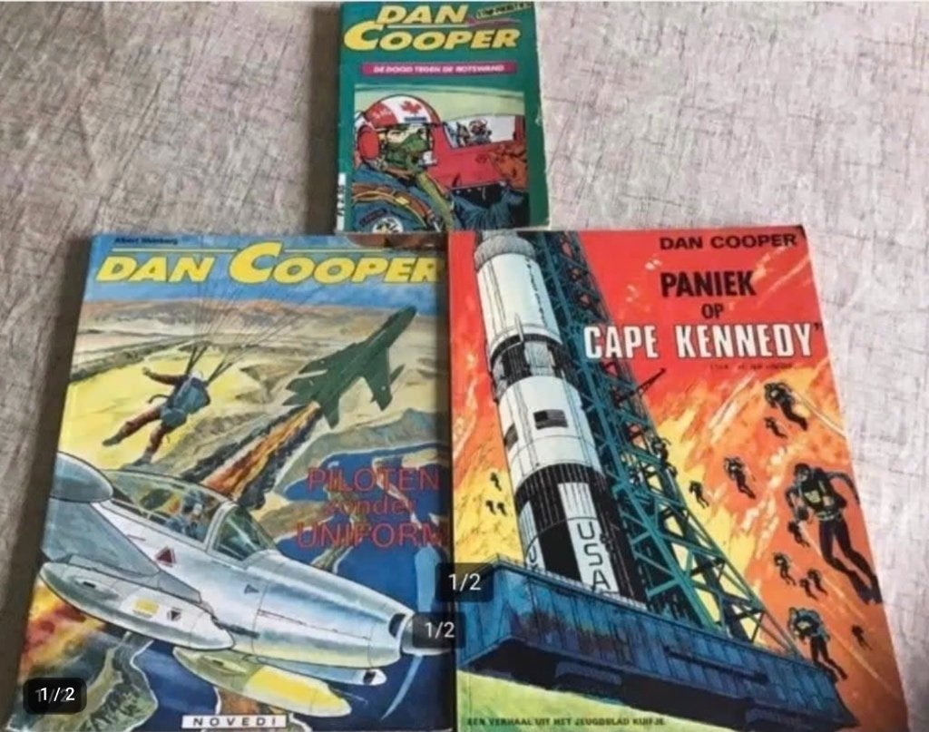 5 uitgaves Albert Weinberg (Dan Cooper,Barracuda), Boeken, Stripboeken, Meerdere stripboeken, Ophalen of Verzenden, Gelezen